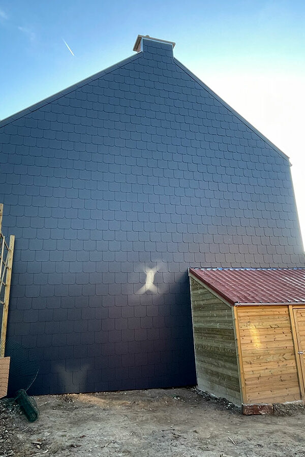 Bardage et isolation de pignon